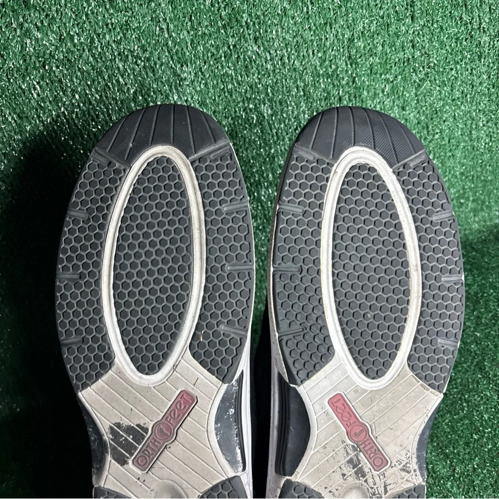 Orthofeet Shoes Black‎ Orthopedic Walking Athletic Sneakers 619 Mens Size 14 D